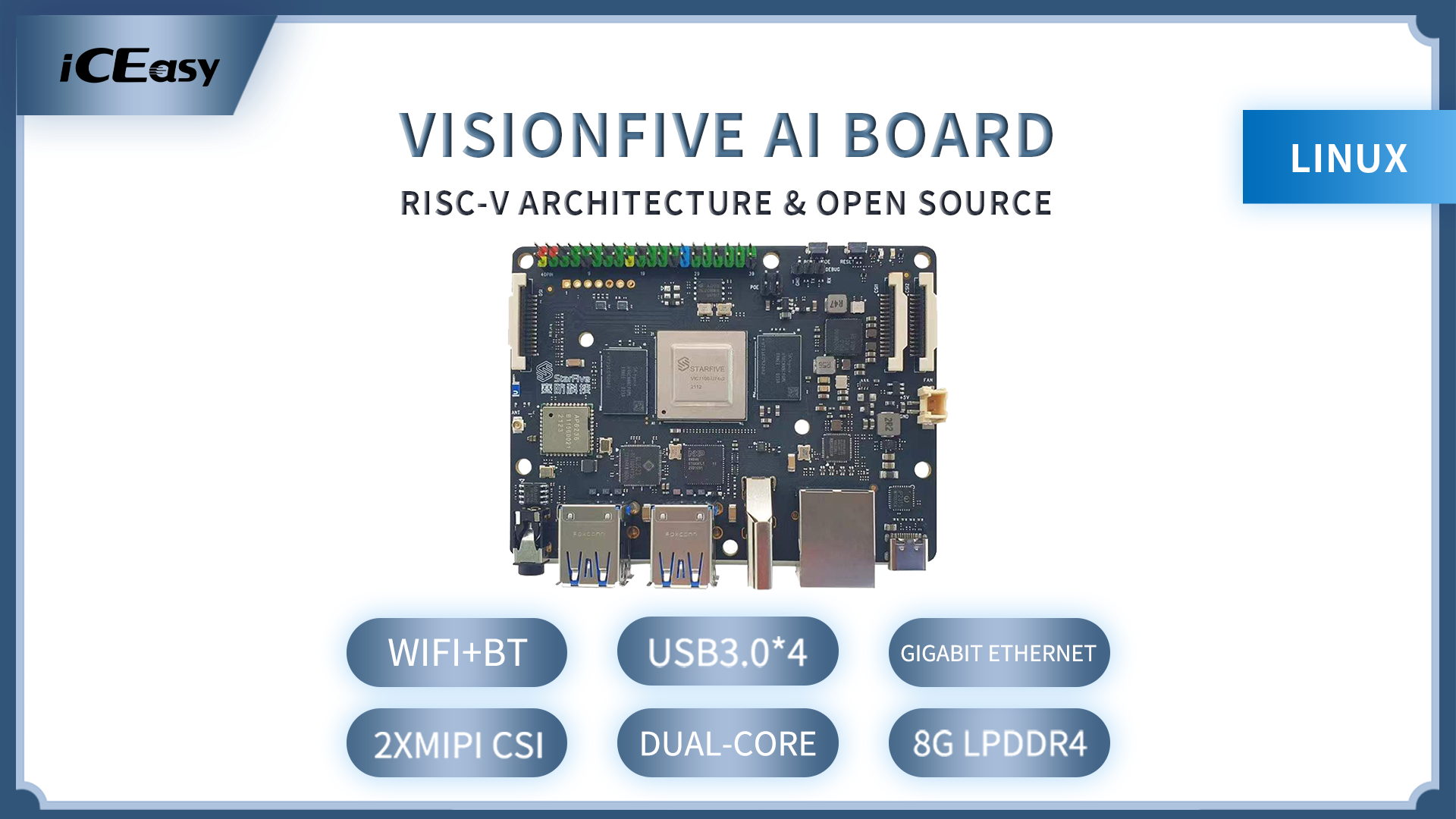 Amazon.com: VisionFive2 RISC-V Single Board Computer, StarFive